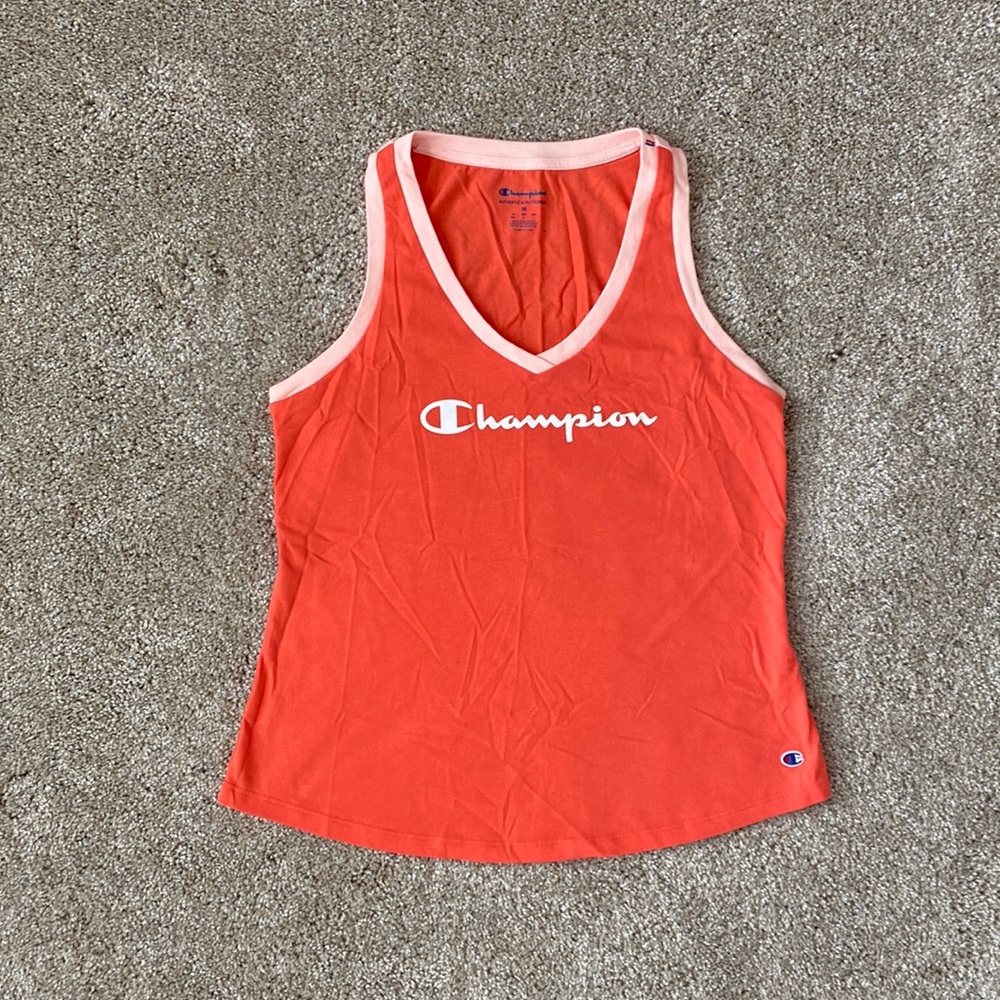 Champion Women's Heritage V-Neck Ringer Tank - Picture 1 of 4